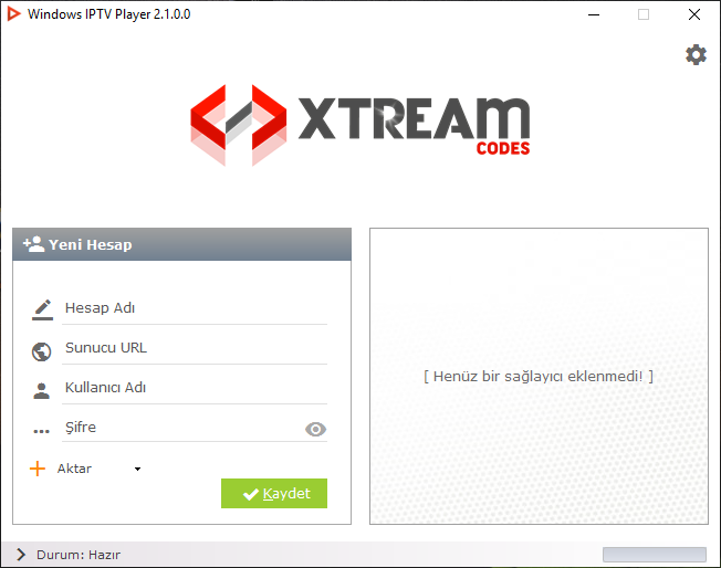 Windows IPTV Player